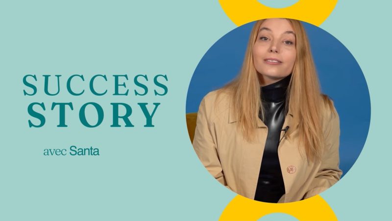 Success Story de la chanteuse Santa : interview vidéo par Au Féminin